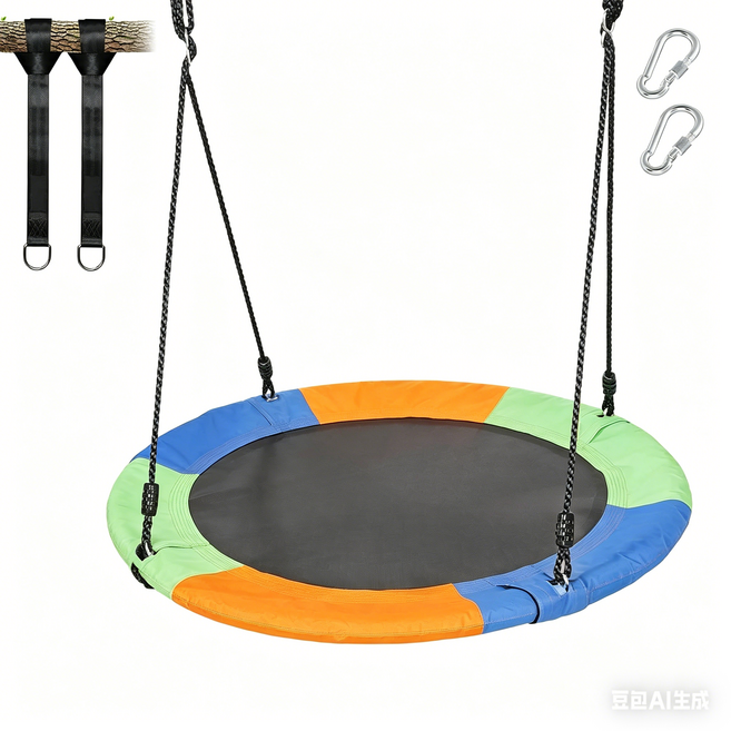 해먹 그네 집그네 야외그네 해먹그네 다기능 나무 그네 철봉 파파스윙 그네 감통그네, 1세트