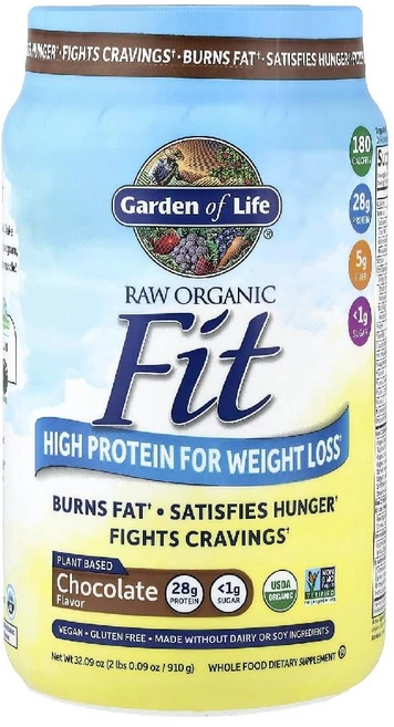 (910g) Garden of Life 가든오브라이프 RAW 오가닉 핏 식물성 단백질 초콜릿 미국 (해외직배송), 1개 - 쿠팡