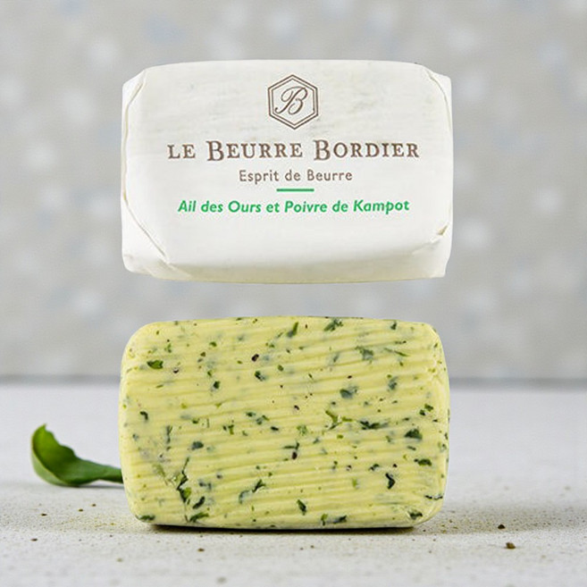 보르디에 Bordier 프랑스 갈릭 페퍼 버터 125g, 1개