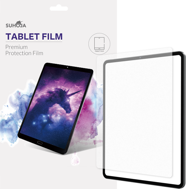 수호자 국내생산 저반사 종이질감 태블릿 액정보호 지문방지 필름 2매 갤럭시탭 아이패드