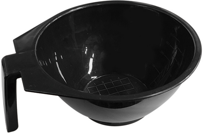 루시피 손잡이 염색볼 (블랙) 염색용기 염색도구, 1개