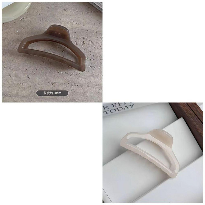 加厚緊中號鯊魚夾髮夾女後腦勺抓夾法式盤發抓髮飾高級感頭飾新款 副廠商品