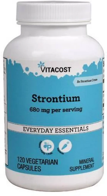 비타코스트 스트론튬 캡슐, 1개, 120정 - 쿠팡