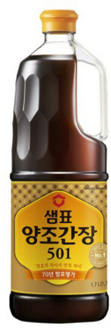 샘표 양조간장 501, 1.7L, 1개
