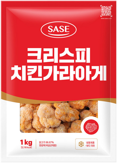 사세 크리스피 치킨 가라아게, 1kg, 2개