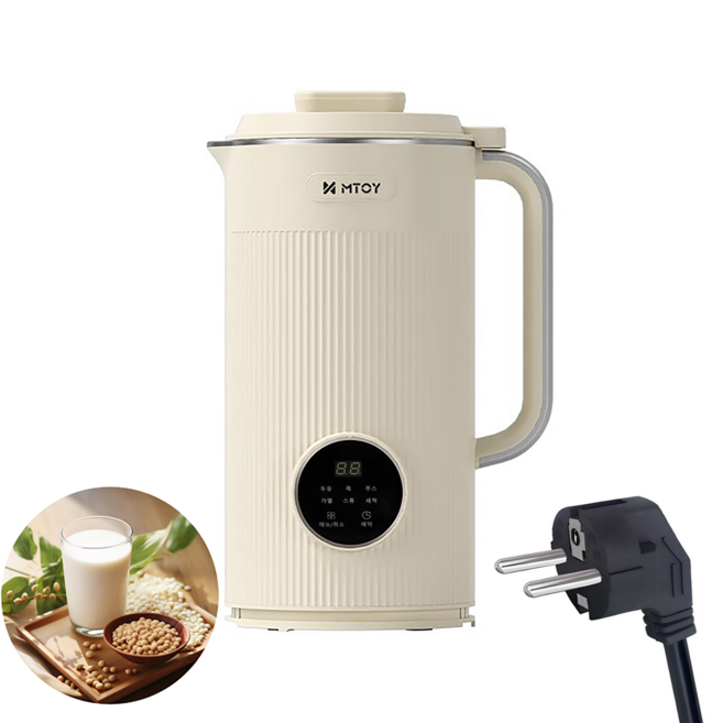 MTOY엠토이 가정용 대용량 원터치 자동세척 두유제조기 1L, M-SJMKOR-10
