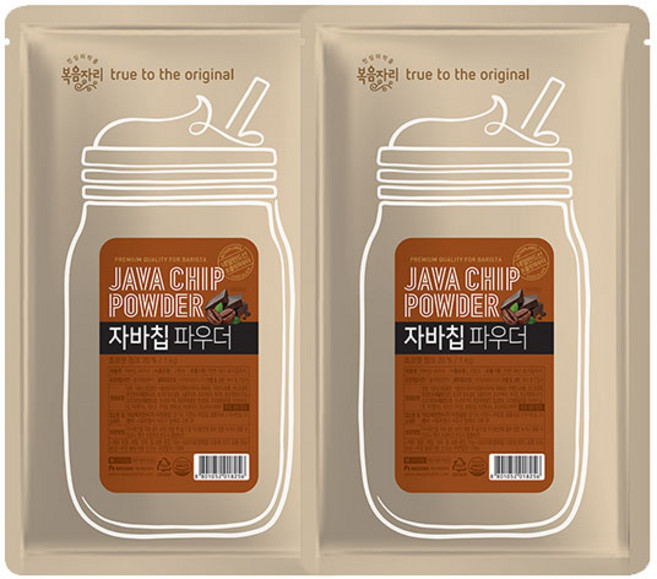 복음자리 자바칩 파우더 1kg, 1개입, 2개