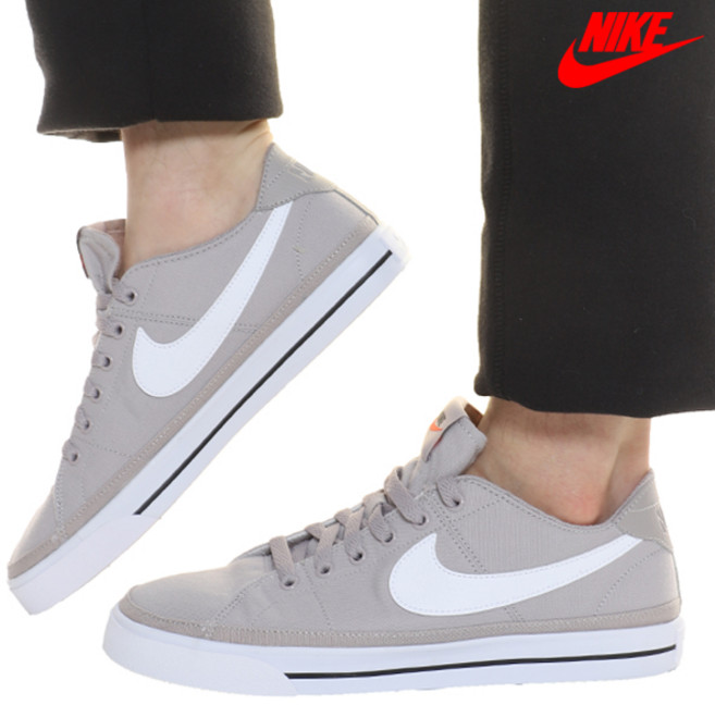 나이키단화 학생신발 보드화 코트화 코트 레거시 캔버스 흰회