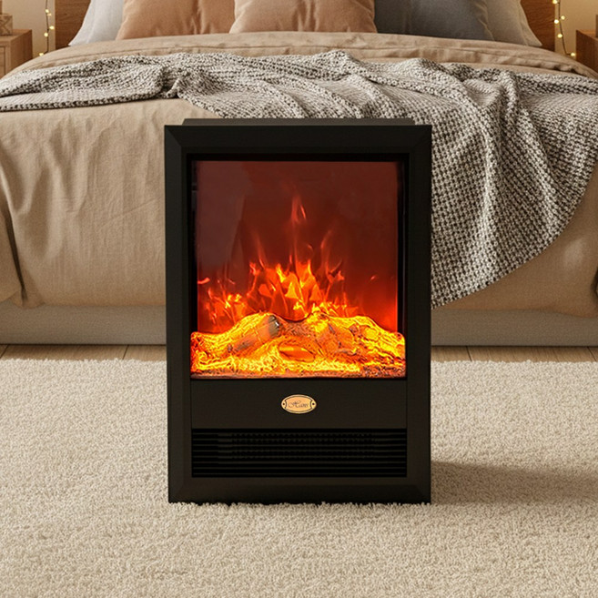 한스전자 매립형벽난로 베티아 LED불멍 인테리어히터, 전기벽난로 베티아