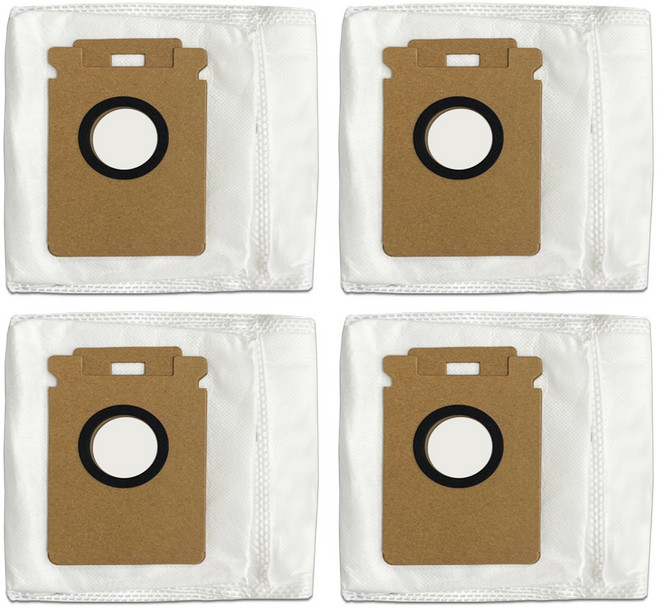 [호환] BNC INT 로보락 무선 진공 청소기 H50 울트라 H60 허브 프로 Ultra 소모품 더스트백 먼지봉투, 4개, 수량