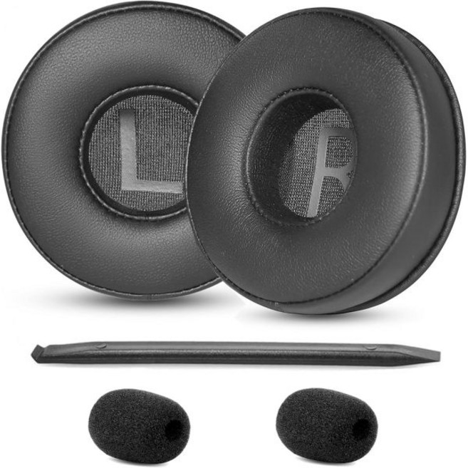 11586942 이어패드 이어캡 이어쿠션 보이저 포커스 UC 교체 폴리 Plantronics B825 바이노럴 BLACKWIRE 5220 5210 7225 2 USB-A 헤드셋