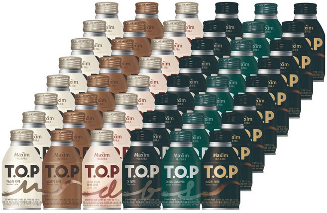 티오피 275mL 캔커피 6종세트(라떼+스모키라떼+돌체라떼+스위트+스모키블랙+블랙) /총 48캔