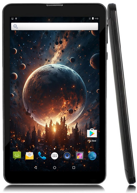 LF705 7인치 3G 전화 통화 가능 안드로이드 6.0 태블릿 PC MTK8735 쿼드 코어 2GB 램 16GB 롬 10 x 600 픽셀 듀얼 심 카드 GSM, [03] add 32gb tf card, [01] 검정색