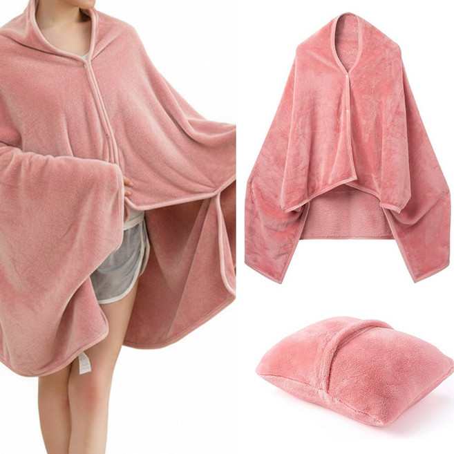 라비에르 극세사 똑딱이 캠핑 담요