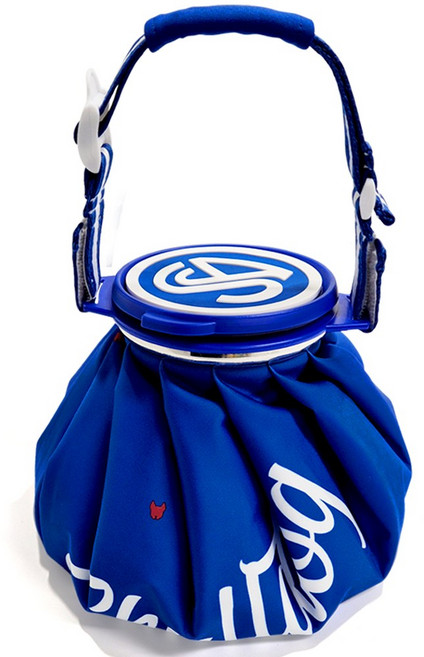 스컬독 골프 얼음주머니 결로현상 최소화 빅사이즈 대용량 아이스팩 냉온 찜질팩 스트랩 세트 아이싱, 1개, 로얄블루