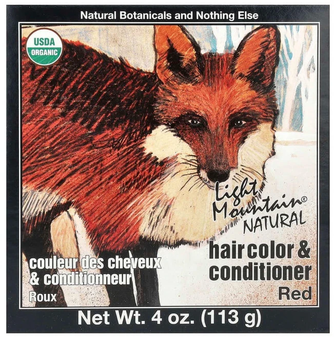 유기농 천연 헤나 염색 키트 컬러 컨디셔너 레드 라이트마운틴 [미국], 1개 - 쿠팡