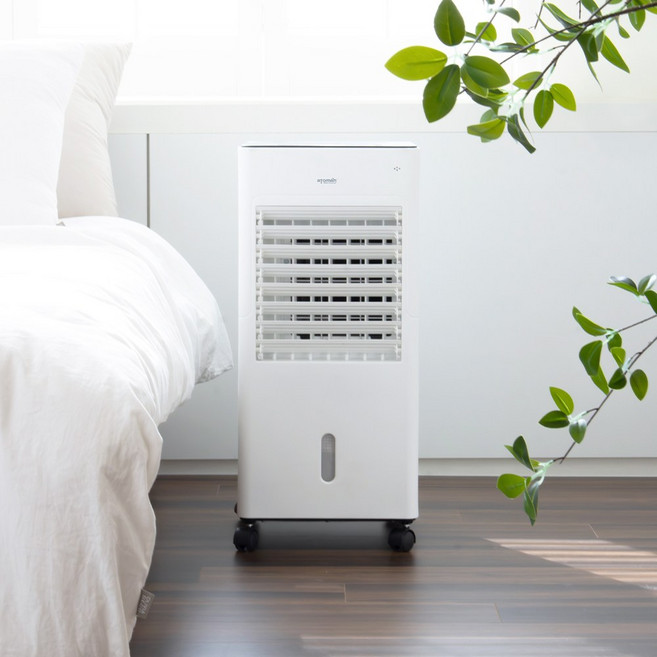 아토만 더블냉각 냉풍기 이동식 리모컨 저소음 에어쿨러 가정용 냉선풍기, WWC-C1R(화이트)