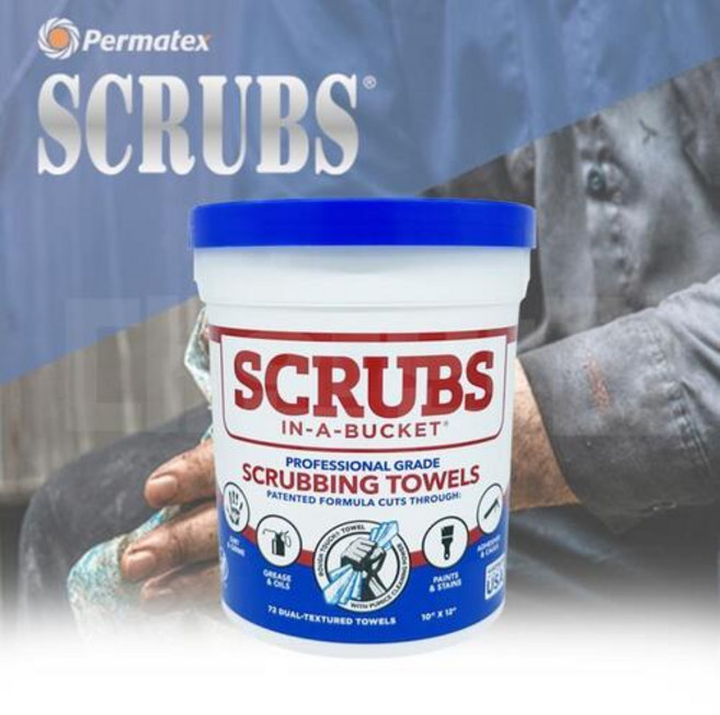 퍼마텍스 티슈 핸드 클리너 크리너 스크럽스 오일 기름때 제거 42274, 1개