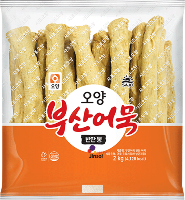 사조오양 부산어묵 반찬봉 1박스(4개), 1박스, 2kg