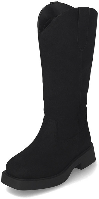 엘칸토 마쯔 여성 웨스턴 하프부츠 4cm LCWH80M44V