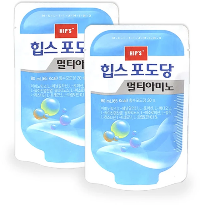 힙스 포도당 멀티아미노 10P, 80ml, 10개 - 쿠팡