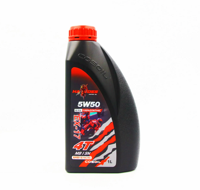 HADES 全合成機油 適用各種機車 卓越引擎保護, 1個, EX-17 4T 5W50 速可達
