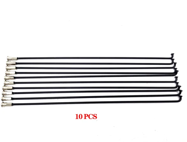 전기 자전거 12G 직경 2.5mm 길이 스포크 # 45 스틸 + 젖꼭지 10 개/몫, 05 119mm 10PCS