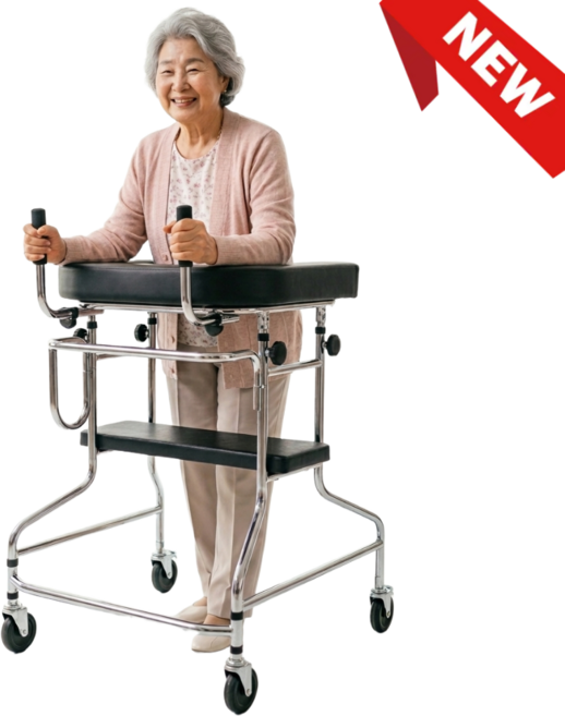 튼튼한 보행 보조기 어르신 보행기 성인용 걸음 보조 보행차, 1개