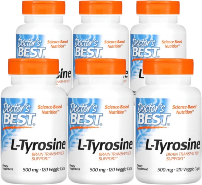 닥터스베스트 엘 타이로신 티로신 500mg 120베지캡슐 3병 L Tyrosine 티로시나아제, 120정, 6개 - 쿠팡