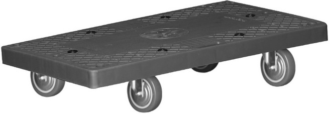 달리 무소음_이동식 핸드카트 운반기 손수레 이삿짐 마트 물류센터 택배카트 구르마 대차 밀차 끌차 사각, 1개