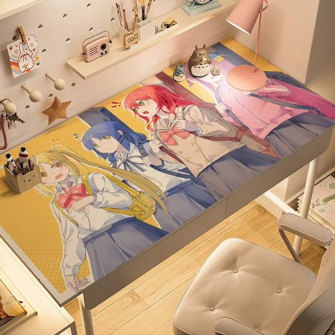 봇치더락 테이블 책상 매트 커버 식탁보 인테리어 장식품 고토히토리 42종, 4575E, 폭 25길이 30, 1개