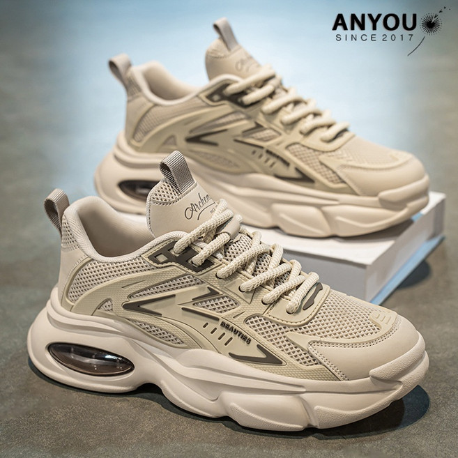 남성 통기성 봄화 트렌디 만능핏 두툼솔 운동화 캐주얼 러닝 트렌드화