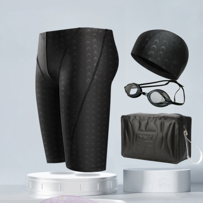 엔더 남자 5부 실내수영복 세트 남성 수영장 수영복 수영 사각 3부