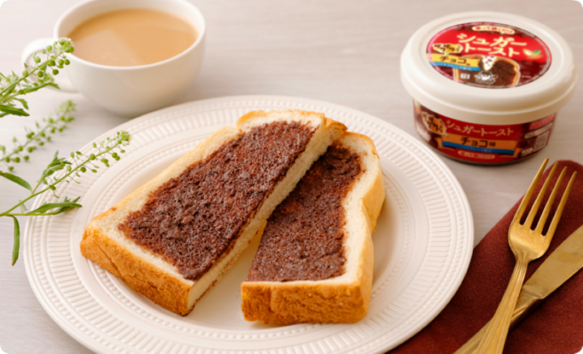 [일본정품]손톤 슈가 토스트 일본 초코 잼 스프레드 100g 4901671210681, 4개