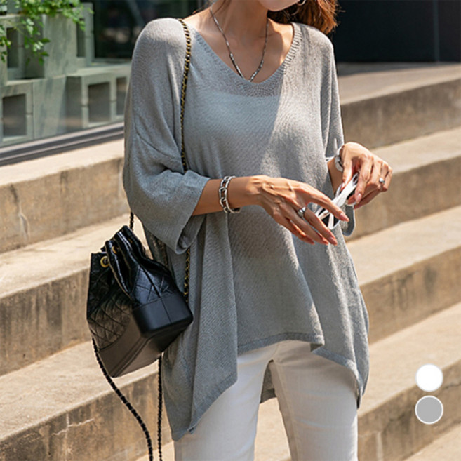 [나크21] (55~120) 세일러 카라 브이넥 롱니트 NK32-T-79