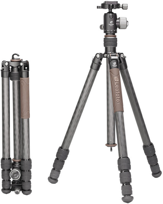 레오포토 10X 카본삼각대 트래블러, LX-254CT+XB-32 (브라운), 1개