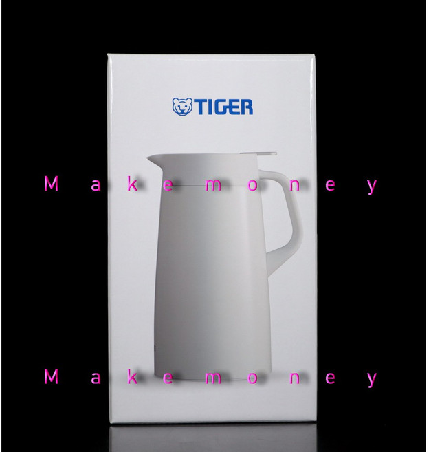 TIGER 虎牌 PWO-A160 不銹鋼保溫壺 桌上型 真空斷熱 廣口 養生壺 1.6L, 白色, 1個