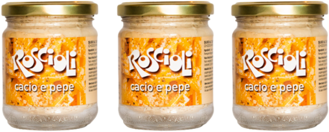 로숄리 이탈리아산 100% 로마 정통 카치오 에 페페 소스 Roscioli Cacio e Pepe Sauce, 3개, 180g