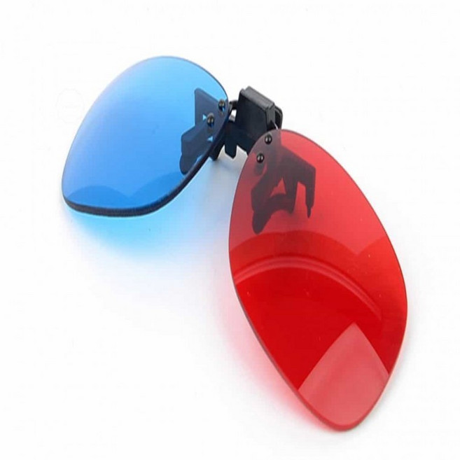 3D 입체안경 오버글라스형 VR 적청 시네마, 1개, 상세페이지 참조