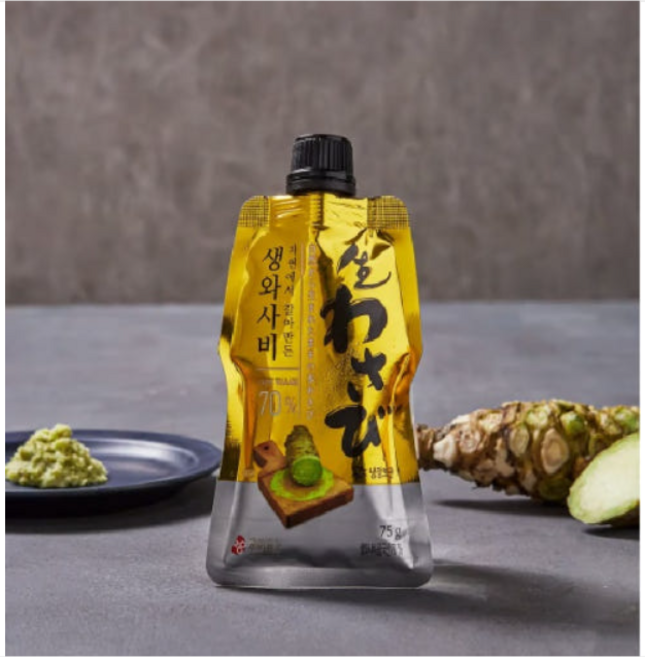 [홈플러스]주비푸드_자연에서갈아만든생와사비70 보냉백, 75g, 3개