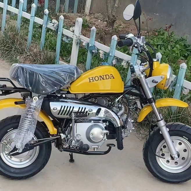 미니바이크 어트렉션 운동자전거 동네 국산 스포츠레저 산악오토바이 시동 레저 패키지 여성 오프로드 미니 오토바이 중고 바이크 작은 오토바이 고카트 키덜트 4인치 여성용, 옐로우 작은 원숭이의 완전히 새로운 차, 단일 모델