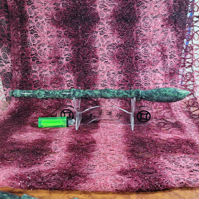 Gtm 文昌筆 台灣墨玉 手工原創大筆進財 鎮宅避邪蒐藏品, 1個, 長38.8公分