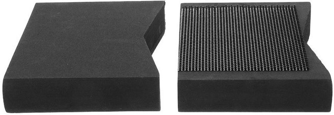 재즈 드럼 킥 블록 플라스틱 미끄럼 방지 페달 스토퍼 리어 안정성 슬라이드, 기본, 1개