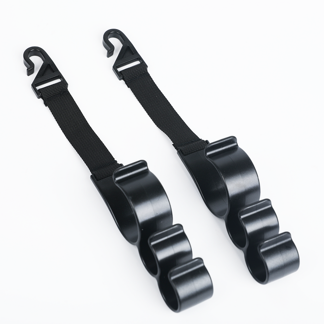 모티보 차량용 SUV 트렁크 우산 걸이 거치대, 블랙, 1세트