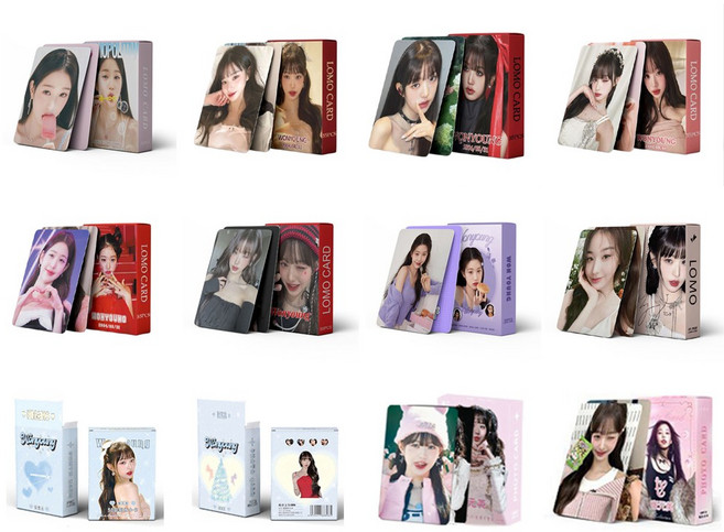 아이브 장원영 단독싱글 포카 포토카드 1박스(55장) 12종, 08.[무광]장원영 싱글버전08