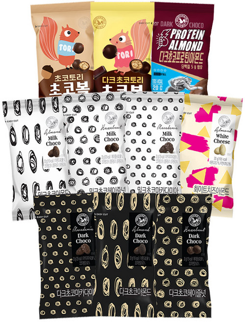 산과들에 초콜릿 견과류 맛보기팩 22 초코견과, 1개