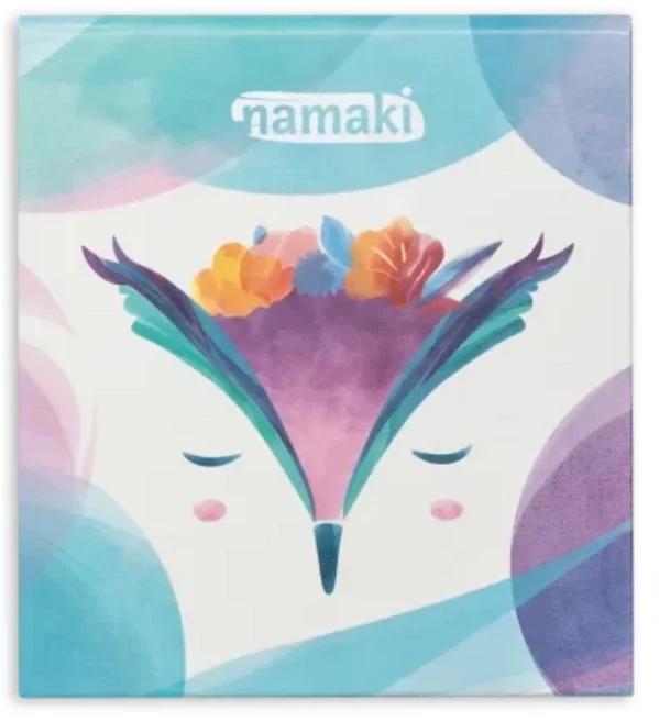 프랑스 나마키 천연 유기농 키즈 아이섀도우 팔레트 7컬러 어린이용 무탈크 색조화장품 France namaki natural organic kids, 1개, Owl (부엉이)