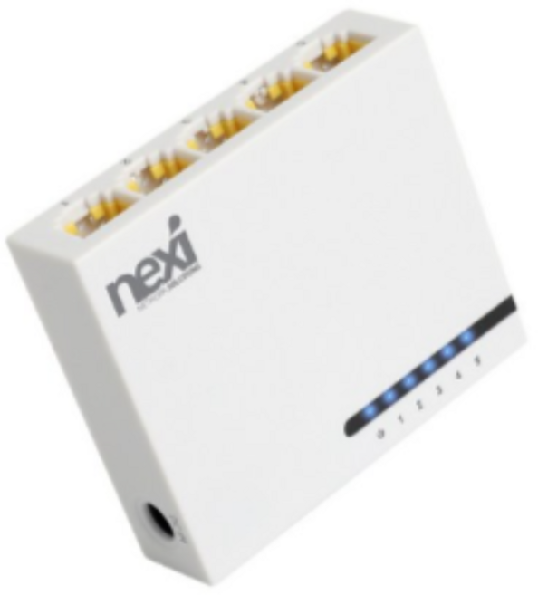넥시 5포트 기가비트 스위칭 허브, NEXI-SG1005N 화이트, 20개