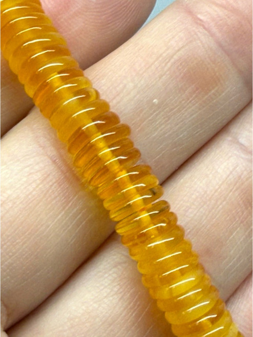 天然琥珀/蜜蠟 盤珠8mm手串, 1個