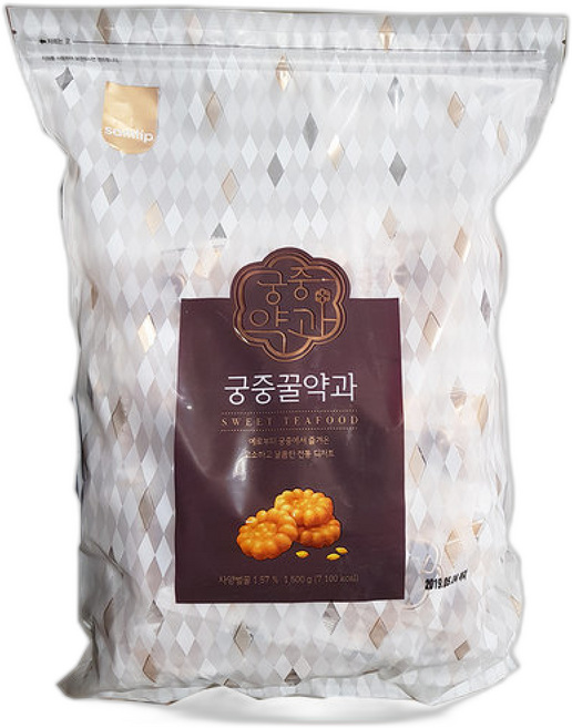 삼립 궁중 꿀약과 (), 1.5kg, 50개